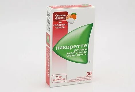 Никоретте жевательная резинка мята