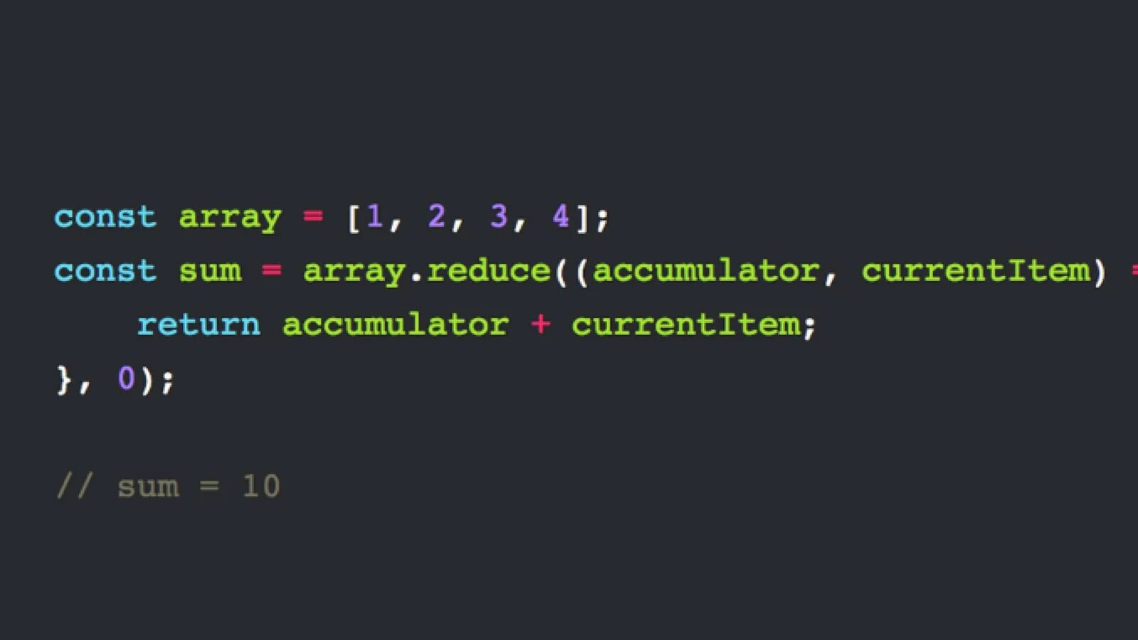 Node js массивы
