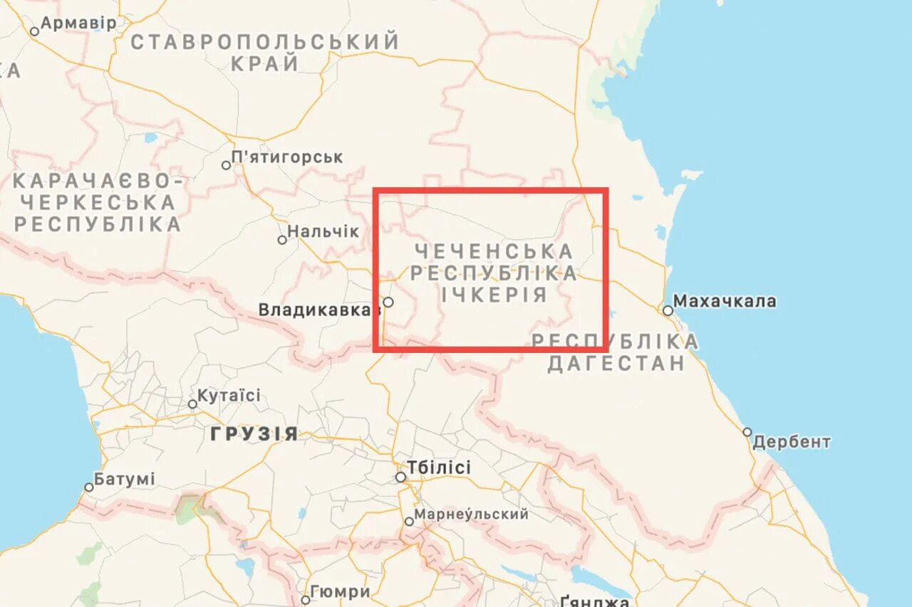 Ичкерия что за страна это где. Чеченская Республика на карте. Чечня на карте. Apple Maps.Ичкерия. Чеченская народная Республика на карте.