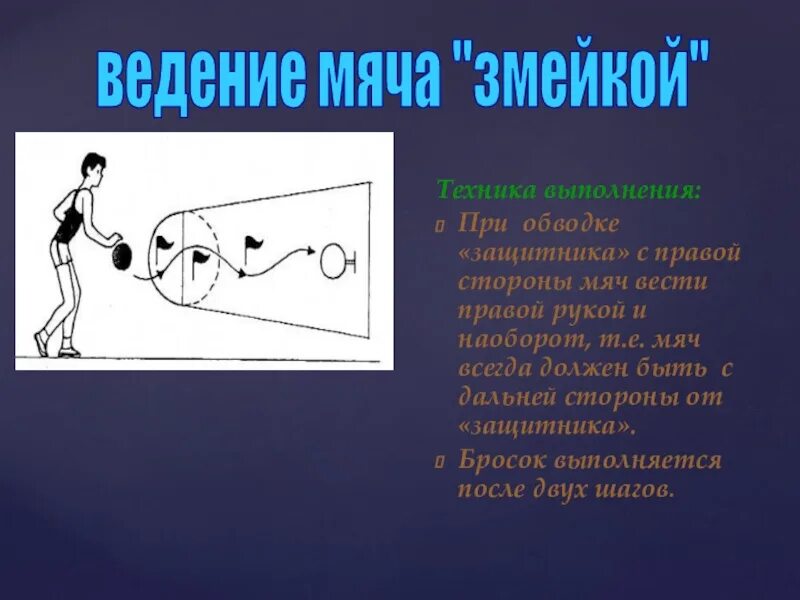 Ведение баскетбольного мяча с обводкой стоек. Ведение баскетбольного мяча змейкой. Ведение мяча змейкой в баскетболе. Техника ведения мяча в баскетболе.