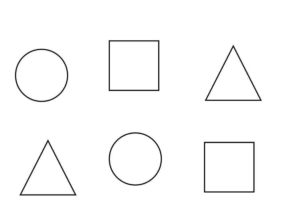 Фигуры для дошкольников. Геометрические фигуры для малышей. Простые фигуры. Простые геометрические фигуры.