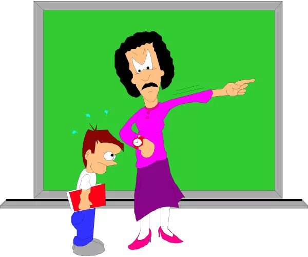 Учительница ругает. Учитель и ученик. Конфликт педагога и ученика. Учитель и ученик рисунок. Преподаватель анимация.