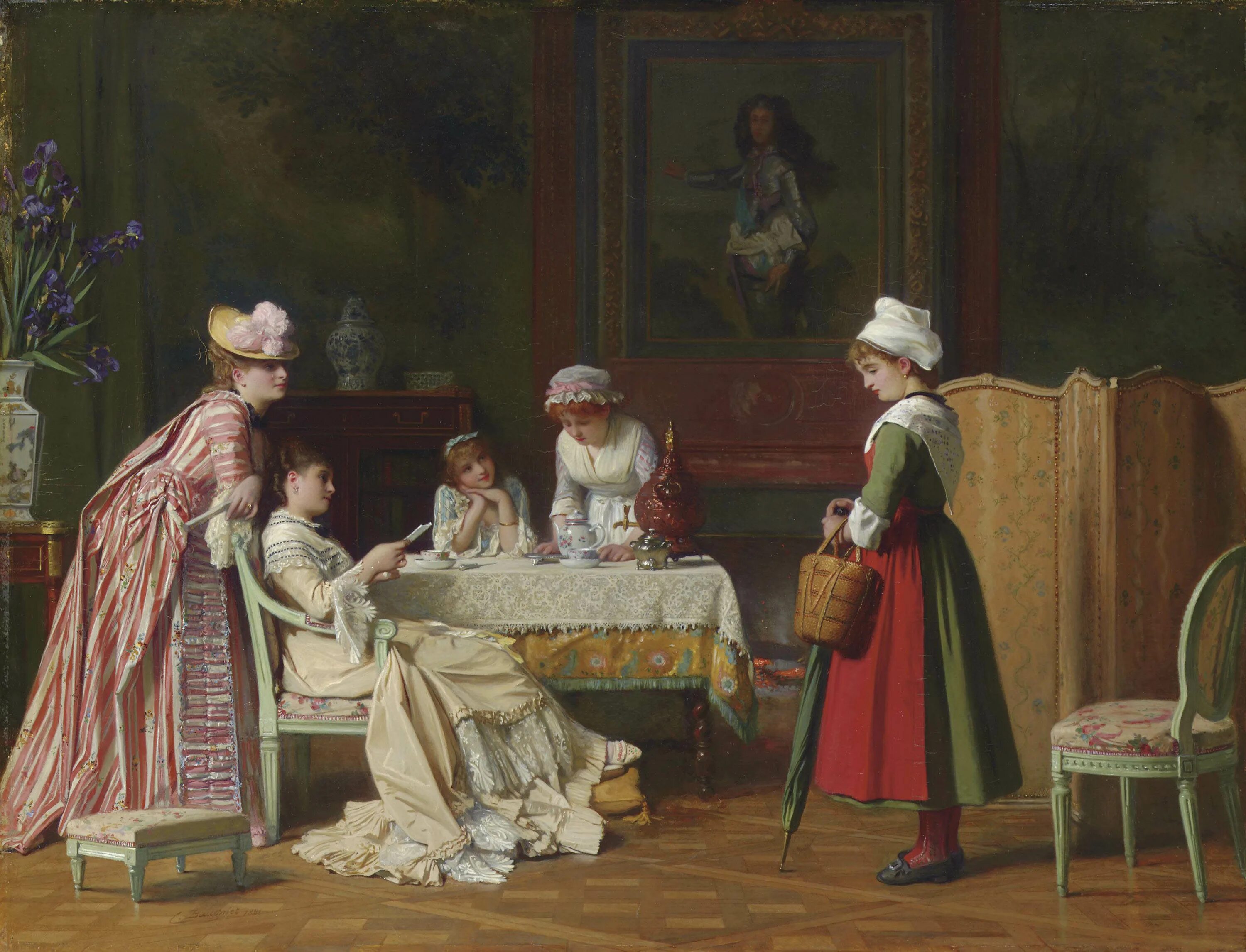 Charles luis. Художник charles baugniet (1814 – 1886.