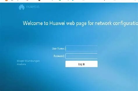 Setup huawei