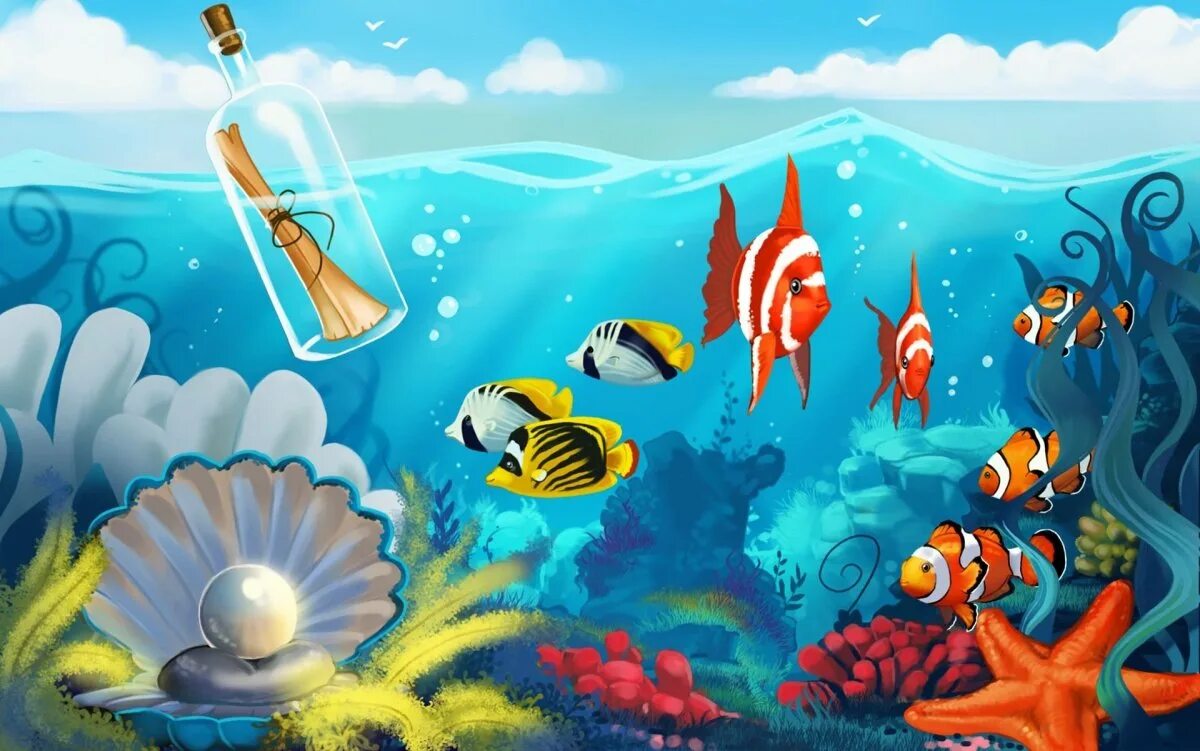 Подводные рисунки. Морское дно мультяшное. Морское дно рисунок. Подводный мир для детей. Подводный мир для дошкольников.