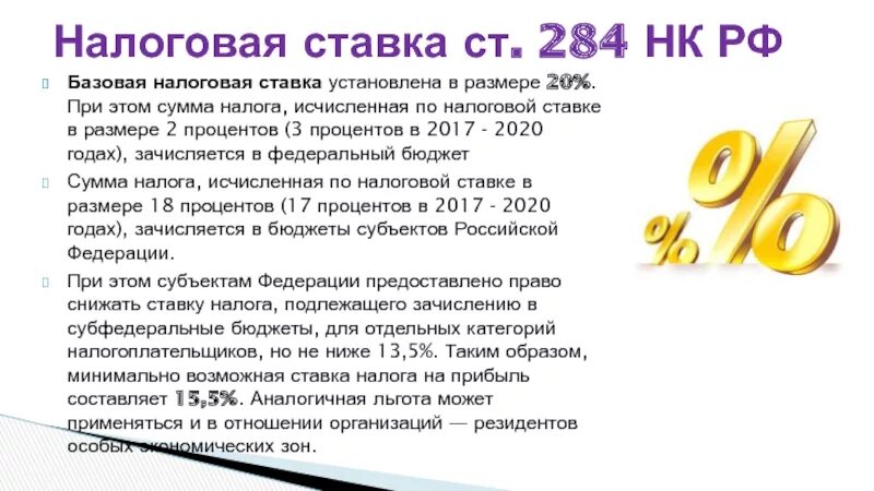 Как выбрать налоговую ставку