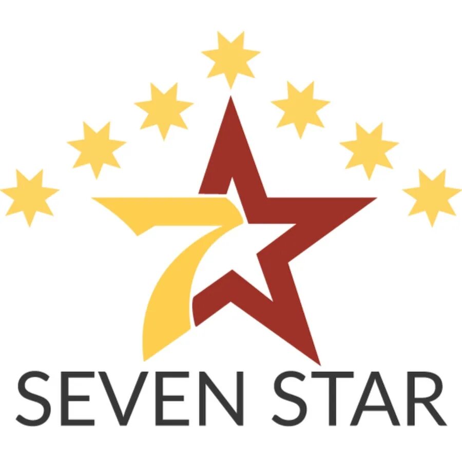 Логотип звезда. 7 Звезд логотип. Seven Star. 7star эмблема. Семерка звезд