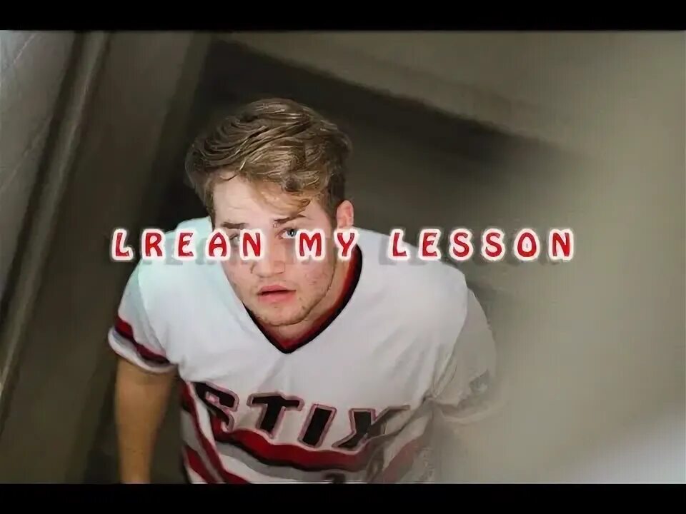 I learned my lesson. I learned my lesson