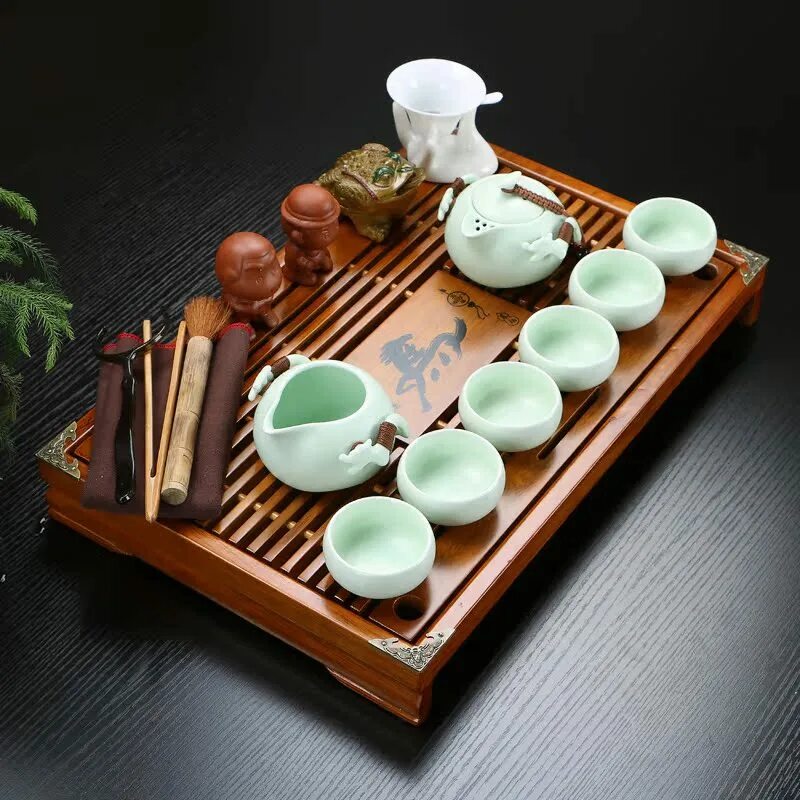 Чайный набор. Набор для китайской чайной церемонии Alice Wong. Taiwandaoshangtang набор чайный. Сервиз для чайной церемонии Chinese Red Guillon Tea Set n 0024317 с золотым покрытием. Чайный набор для чайной церемонии.