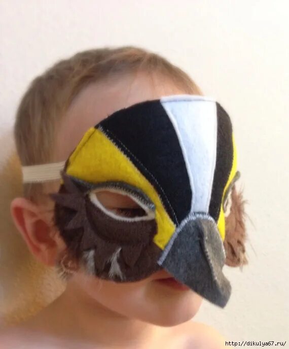 Карнавальная маска Воробей. Маска воробья из фетра. Маска воробья для детей. Маска воробушка для детей.
