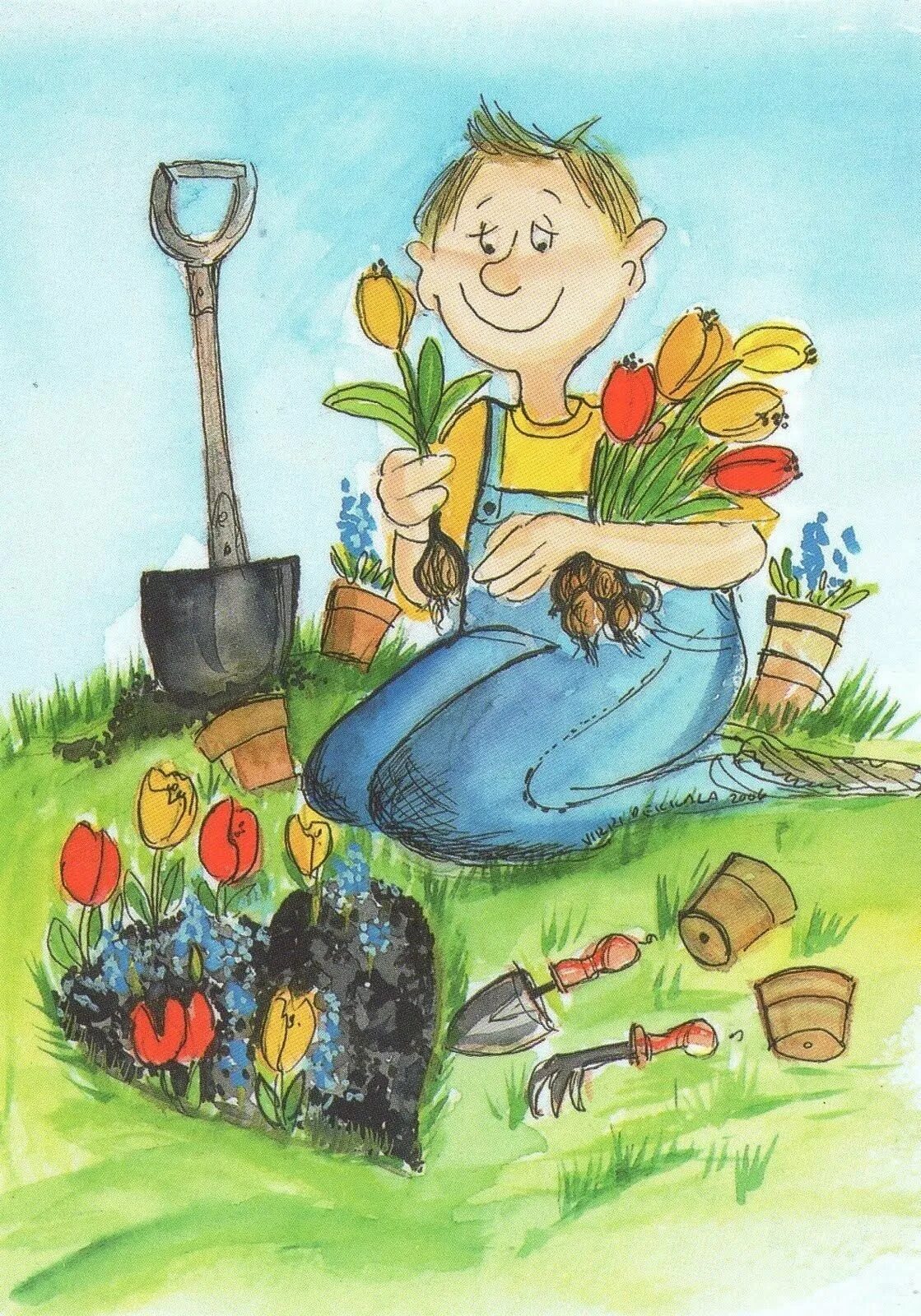 Веселый огородник. Мультяшные садоводы. Теплица с овощами. Огородник тема. Дача сад огород.