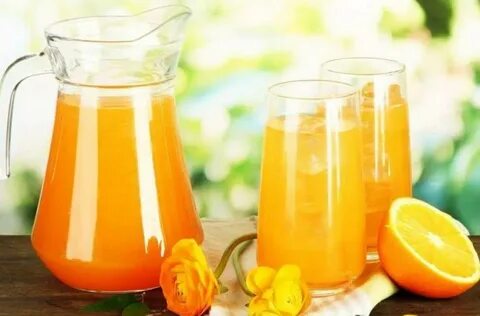 Рецепт сока из апельсинов и лимона