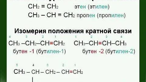 Химия 10 класс непредельные углеводороды алкены