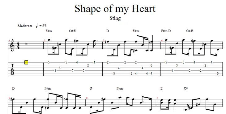 Стинг Shape of my Heart. Sting Shape of my Heart Ноты. Стинг табы Shape of my Heart. Shape of my Heart табы. Шейпов май харт текст