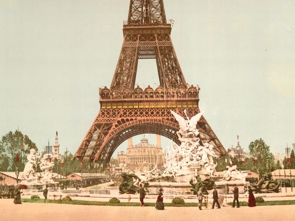 Париж 1889 Эйфелева башня. Франция 19 век Эйфелева башня. Париж 1912. Эйфелева башня 1900 год.