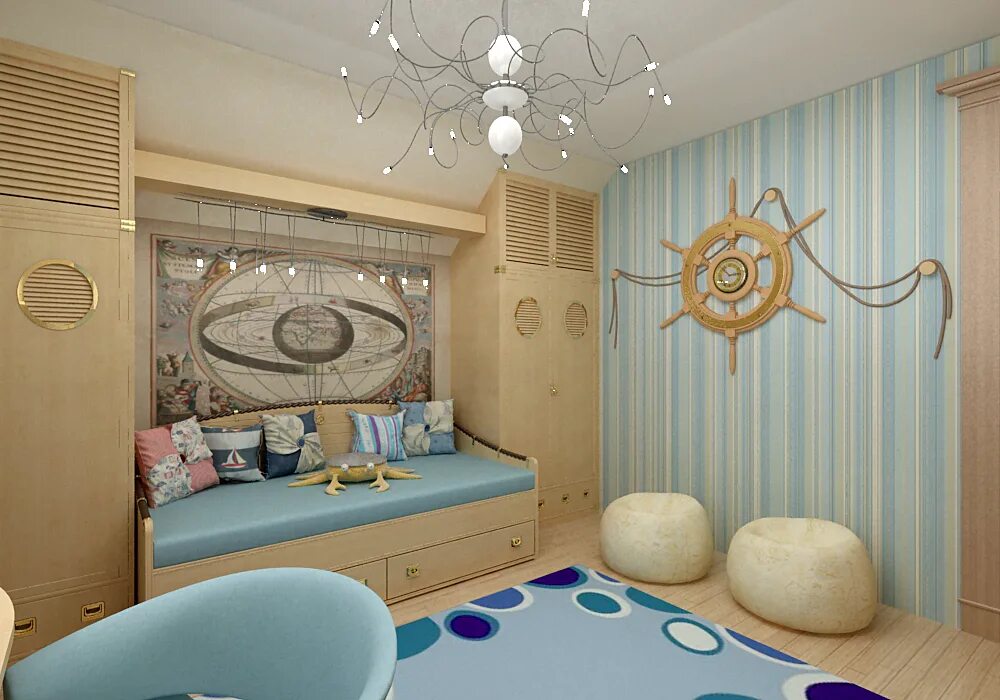 Ребенок дизайнер интерьера. Детская в морском стиле. Детская комната в морском стиле. Морской стиль в интерьере. Комната в морском стиле для мальчика.