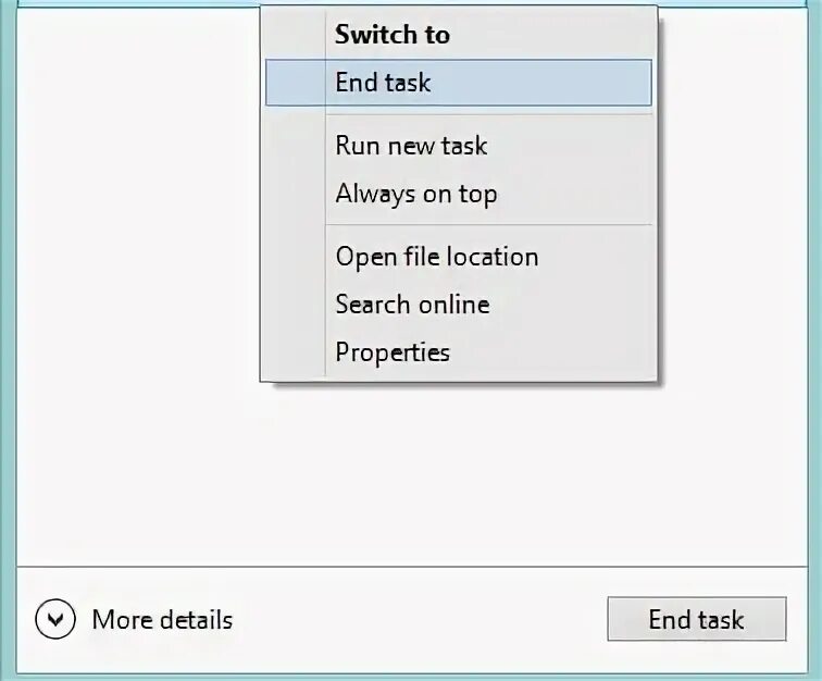 Task buttons