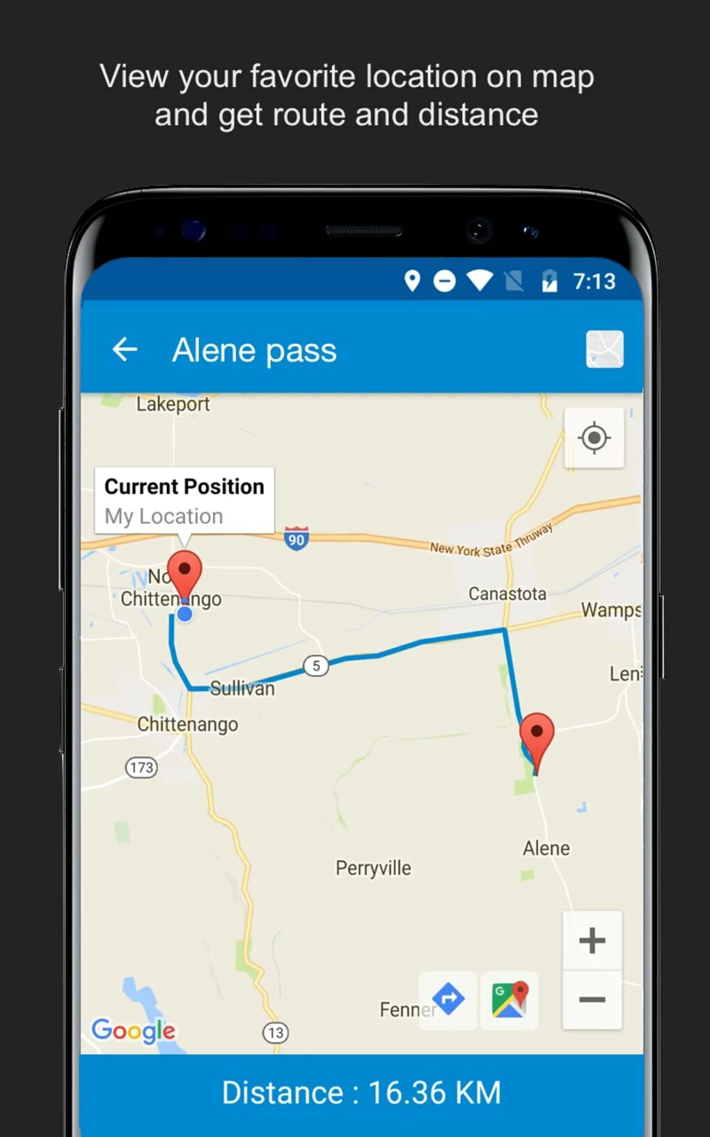 Save location