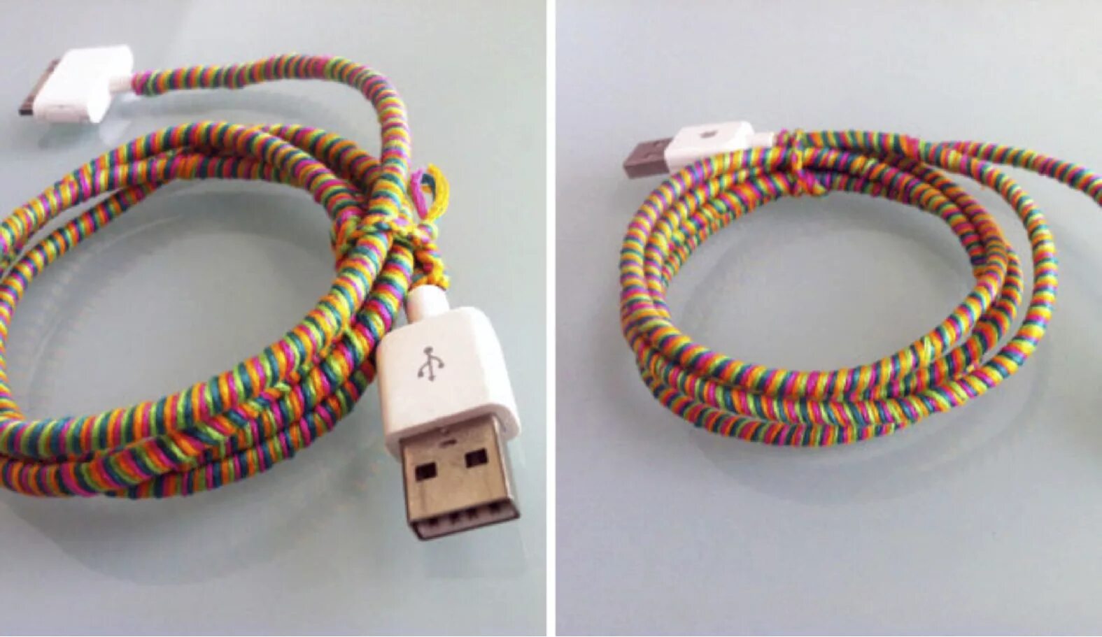 Оплести шнур зарядки
