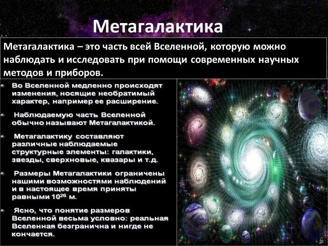 Строение вселенной физика. Мега Галактика. Метагалактика. Структура Вселенной Метагалактика. Другие Галактики Метагалактика.