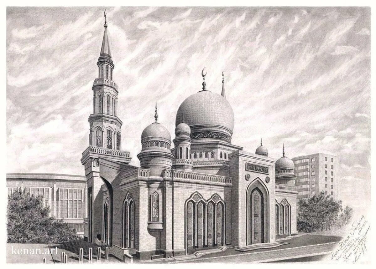 Абу ильяс ар-руси. Мечеть карандашом. Собор святой софии (константинополь) карандаш. Мечеть раскраска. Мечеть рисунок.