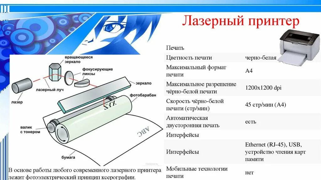 Как печатает лазерный. Принцип печати струйного и лазерного принтера. Принцип лазерной печати кратко. Принцип печати лазерного принтера кратко таблица. Принцип печати струйного и лазерного принтера таблица.