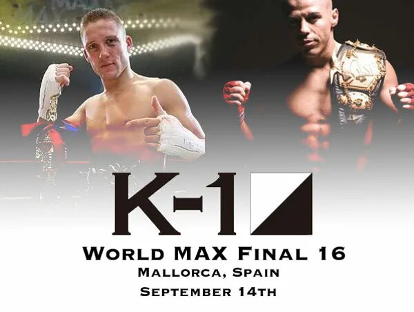 K-1 World Max Постер. Энди 1. Майк Замбидис. Энди сауэр.