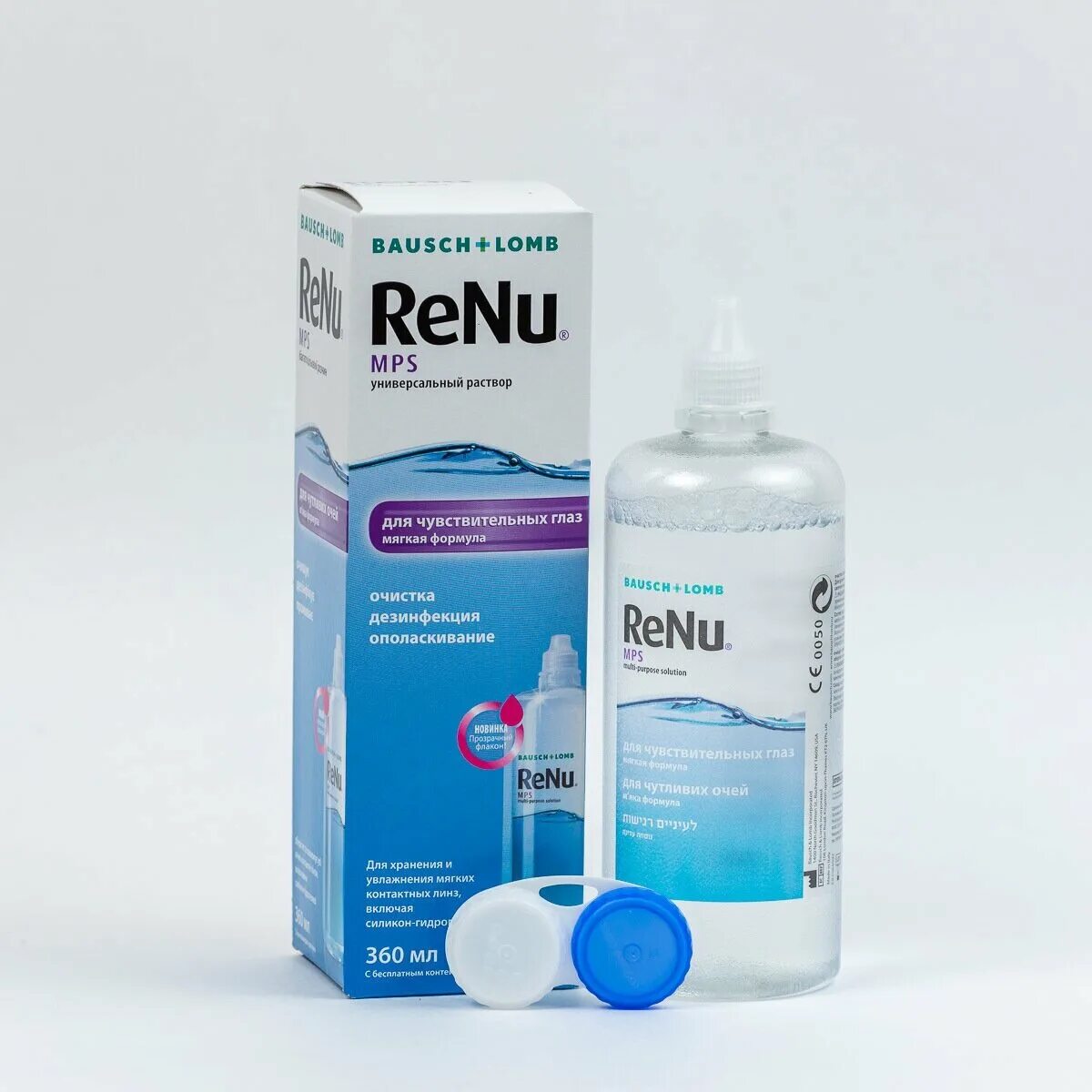 Купить раствор для линз мл. Renu (Bausch & Lomb) MPS. Renu MPS 360. Renu MPS (360 ml + контейнер). Раствор Renu MPS 360.