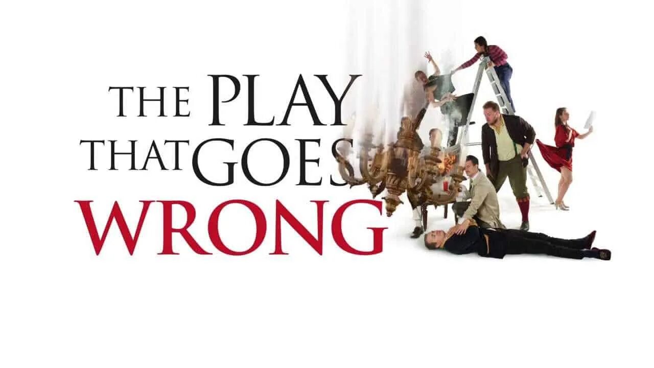 The Play that goes wrong. Play. The Play that goes wrong banner. The goes wrong show. Wrong play
