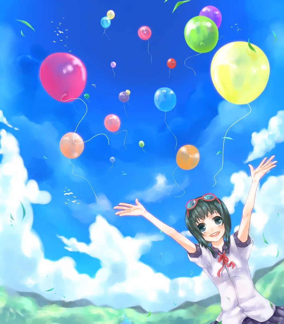 Песнь шарики воздушные. Воздушный шарик. Девушка с шариками.