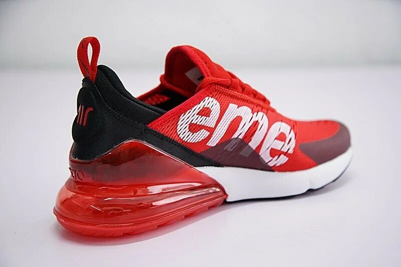 Nike Air 270 Supreme Red. Nike Air Max 270 x Supreme. Кроссовки Supreme Air 270. Кроссовки Nike коллаборация Supreme. Цена кроссовок air