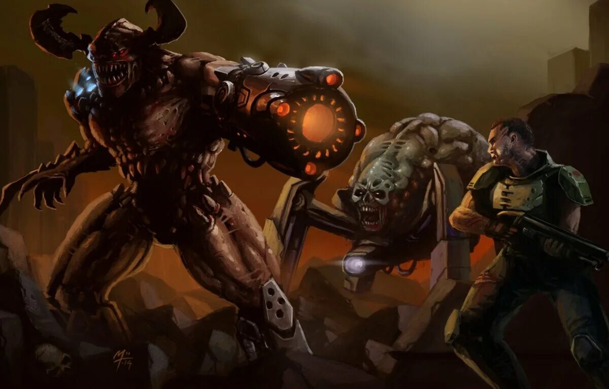 Doom they. Doom 2016 думгай.