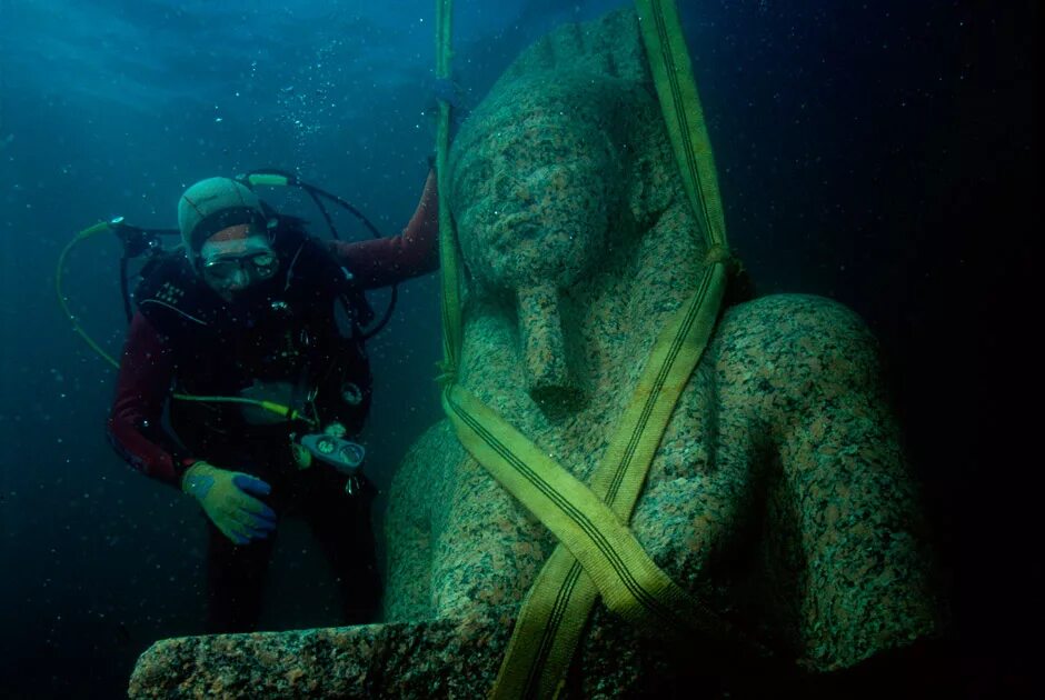 подводная археология. затерянный город гераклион. подводная археология. подводный город акра в крыму. город байи в италии.