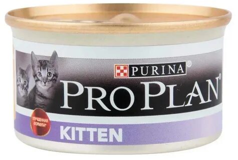 Корм влажный для котят purina