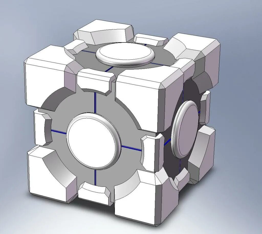 Куб из Portal 2. Куб компаньон. Куб компаньон Portal. Экспериментальный утяжелённый грузовой куб.