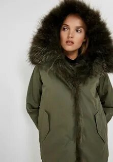 Max mara куртка с мехом