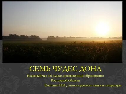 Чудо дон