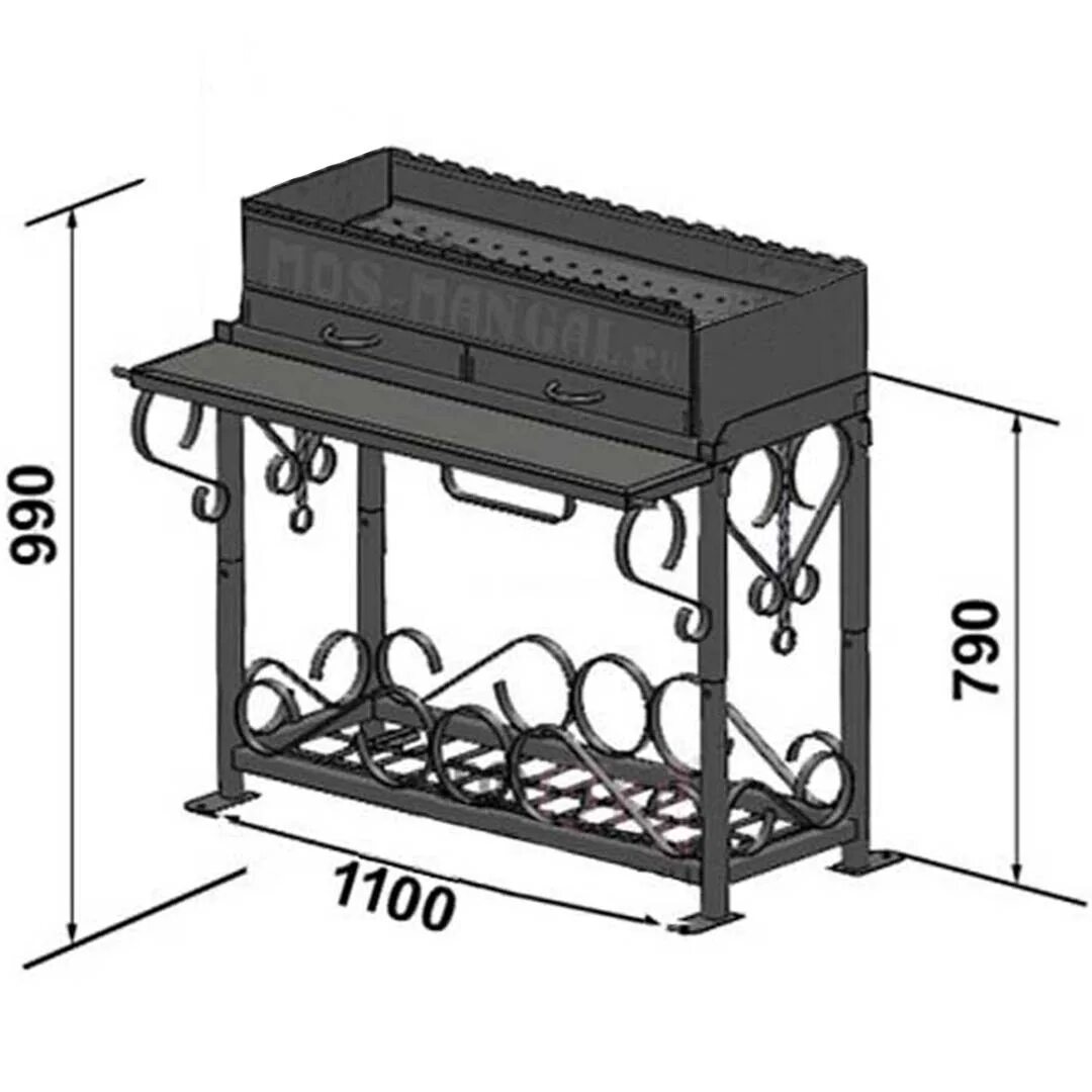 Идеальные размеры мангала. Мангал 800х400 чертеж. Мангал Nordway n3684. Мангал 1000х400 чертеж. Мангал для ресторана с вытяжкой - МНГ-08.