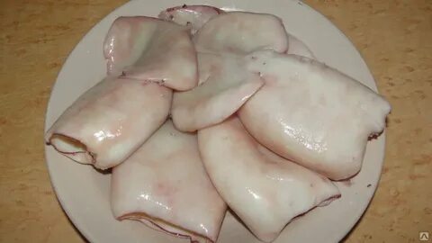 Вареный кальмар
