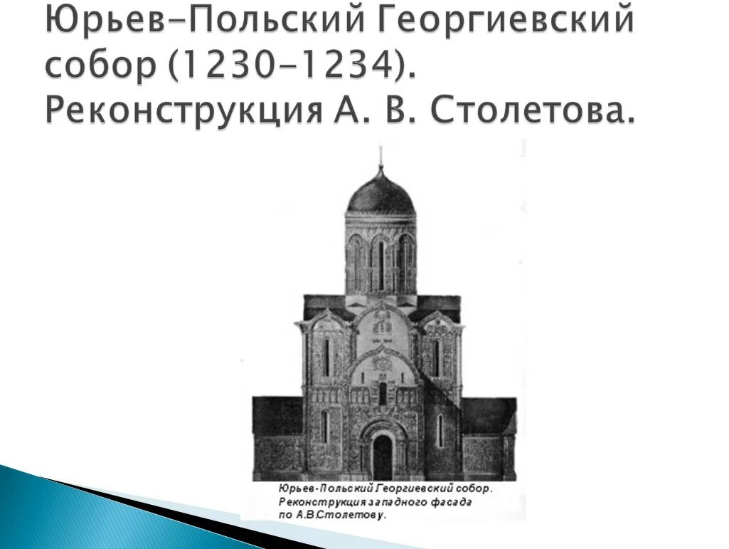 План Георгиевского собора в Юрьеве-польском. Самоуправление юрьев польский