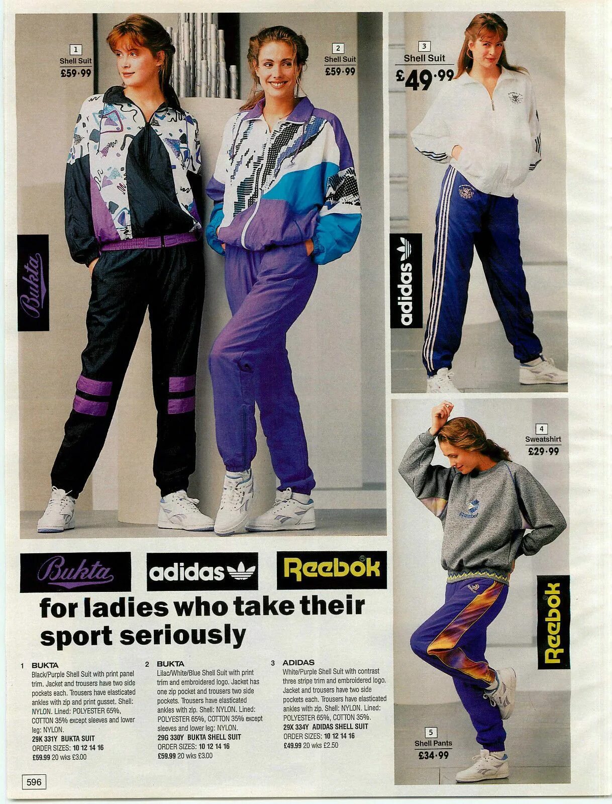 Shell Suit. Bukta одежда. 1992 Grattan catalogue. Lined Suit перевод.