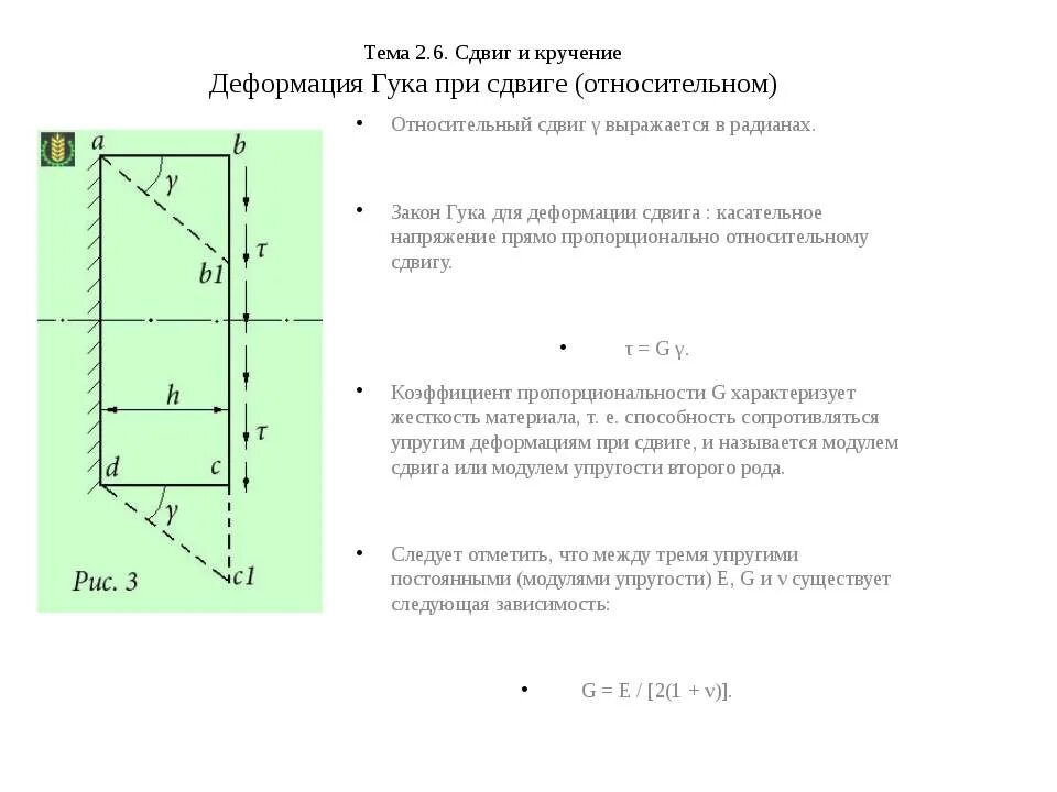 Закон Гука при деформации сдвига. Чистый сдвиг. Закон Гука при сдвиге. Модуль сдвига.. Закон Гука для деформации сдвига формула. Закон Гука для сдвиговых деформаций.