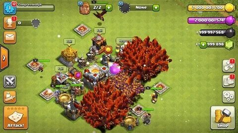 Clans of clans мод много денег