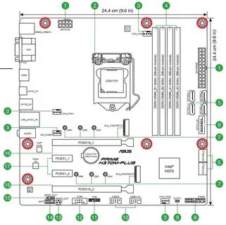 Материнская плата asus h510