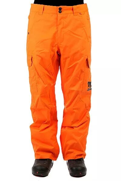 оранжевые штаны для сноуборда