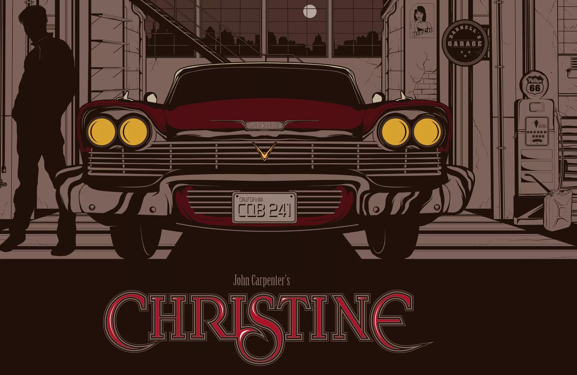 Killing car. John Carpenter's Christine Постер.