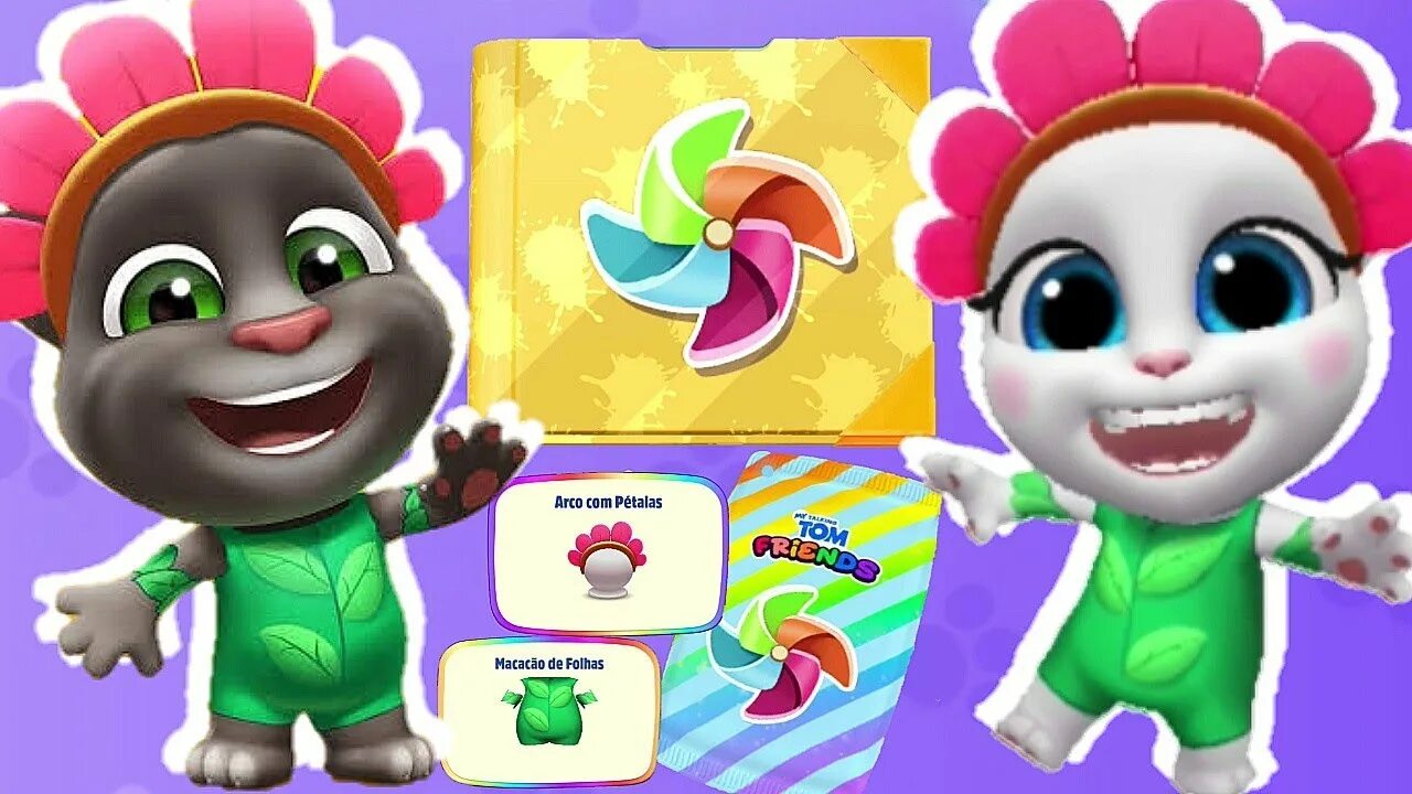 New tom go. Talking Tom friends Весеннее обновление.