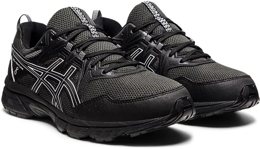 ASICS Gel-Venture 8 “Black White”. ASICS Venture 8 Black. ASICS Gel Venture 6. 1011a824 302 Gel-Venture 8 /кроссовки внедорожник.