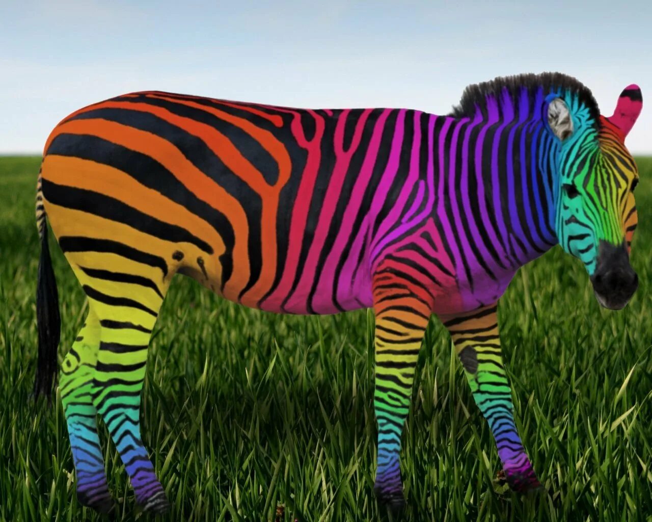 Rainbow animals