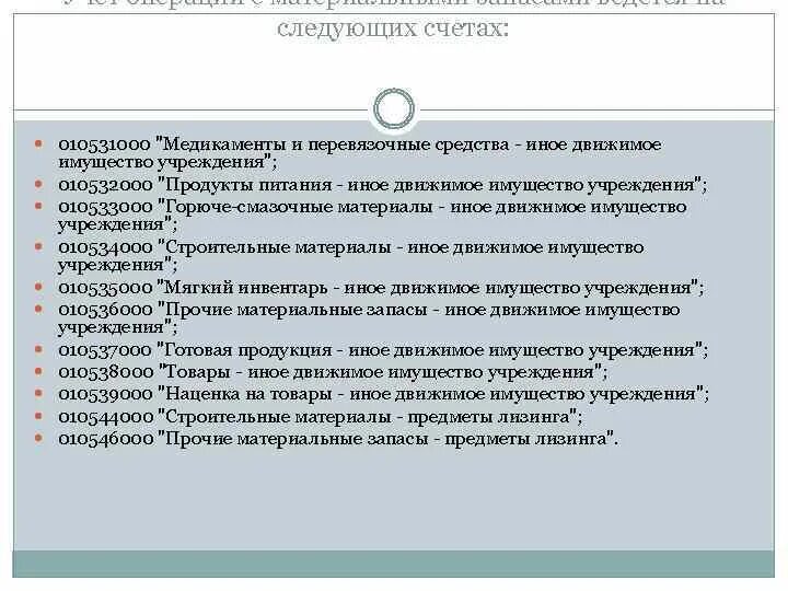 Учет имущества в бюджетном учреждении. Счета материальных запасов в бюджетных учреждениях. Материальные запасы - иное движимое имущество движимое имущество. Материальные запасы бюджетного учреждения это. Иное движимое имущество бюджетного учреждения это.